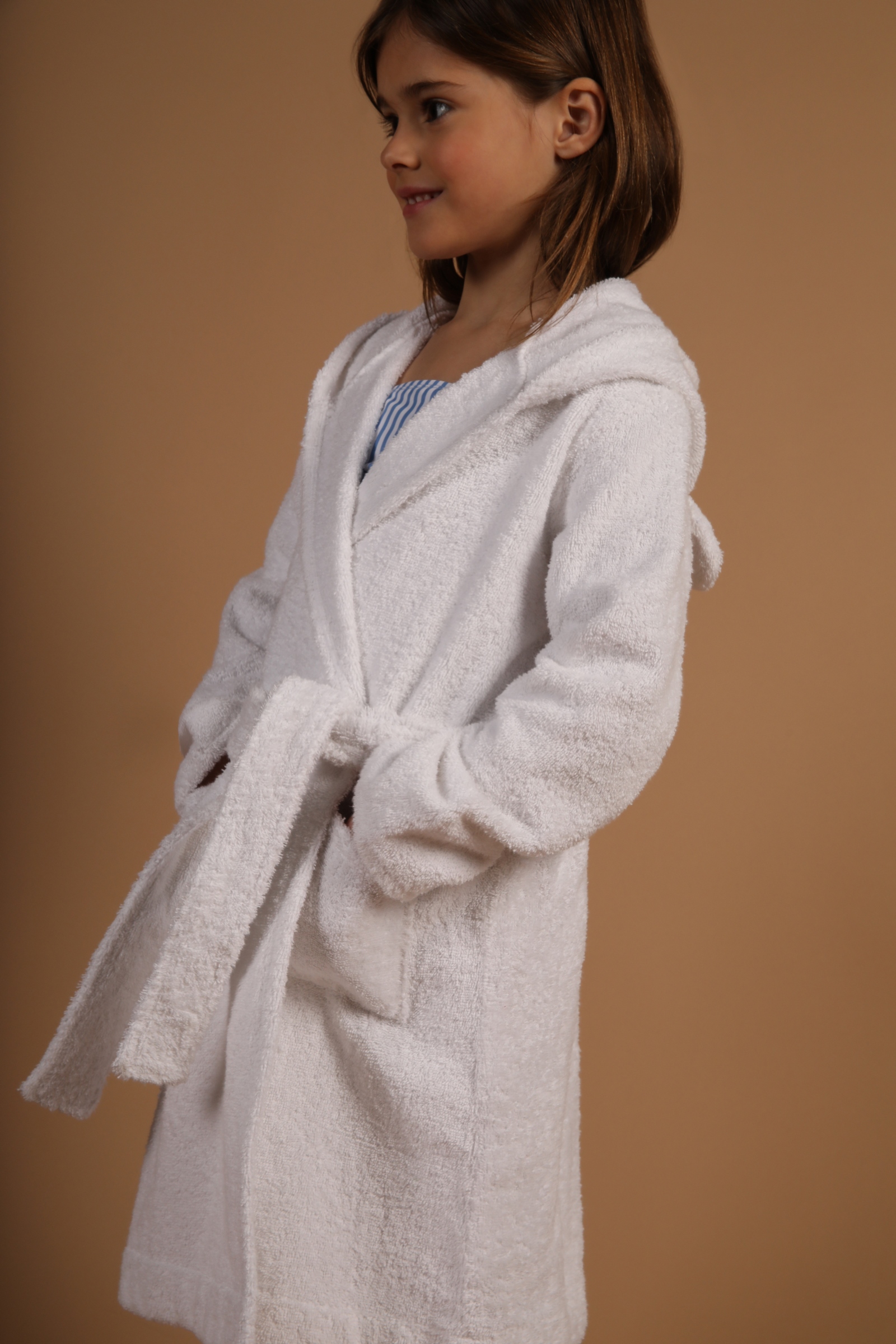 Peignoir eponge bui WHITE
