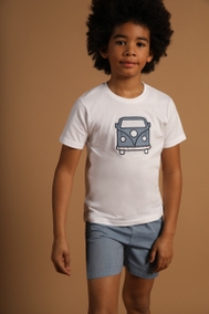 Pyjama boxer t-shirt 2-delig BABY DENIM