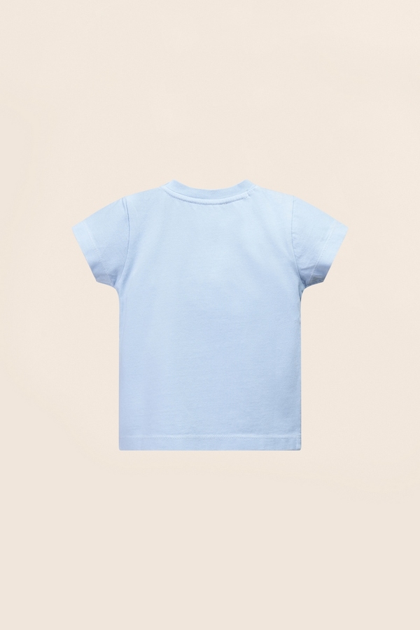 BB boy's embroidered t-shirt BLUE
