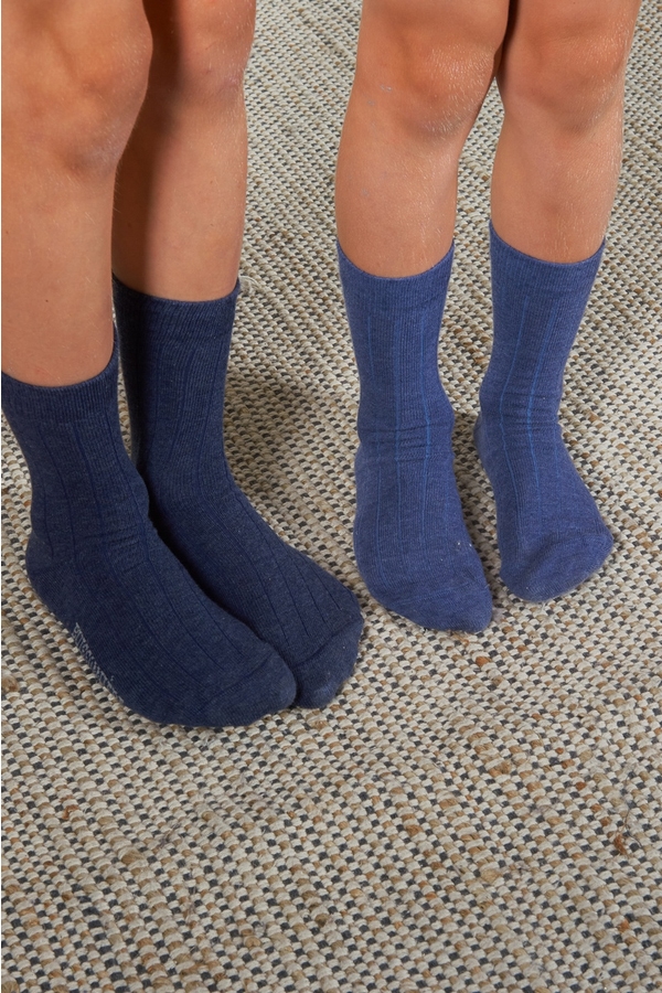 Socks x 2 BLUE