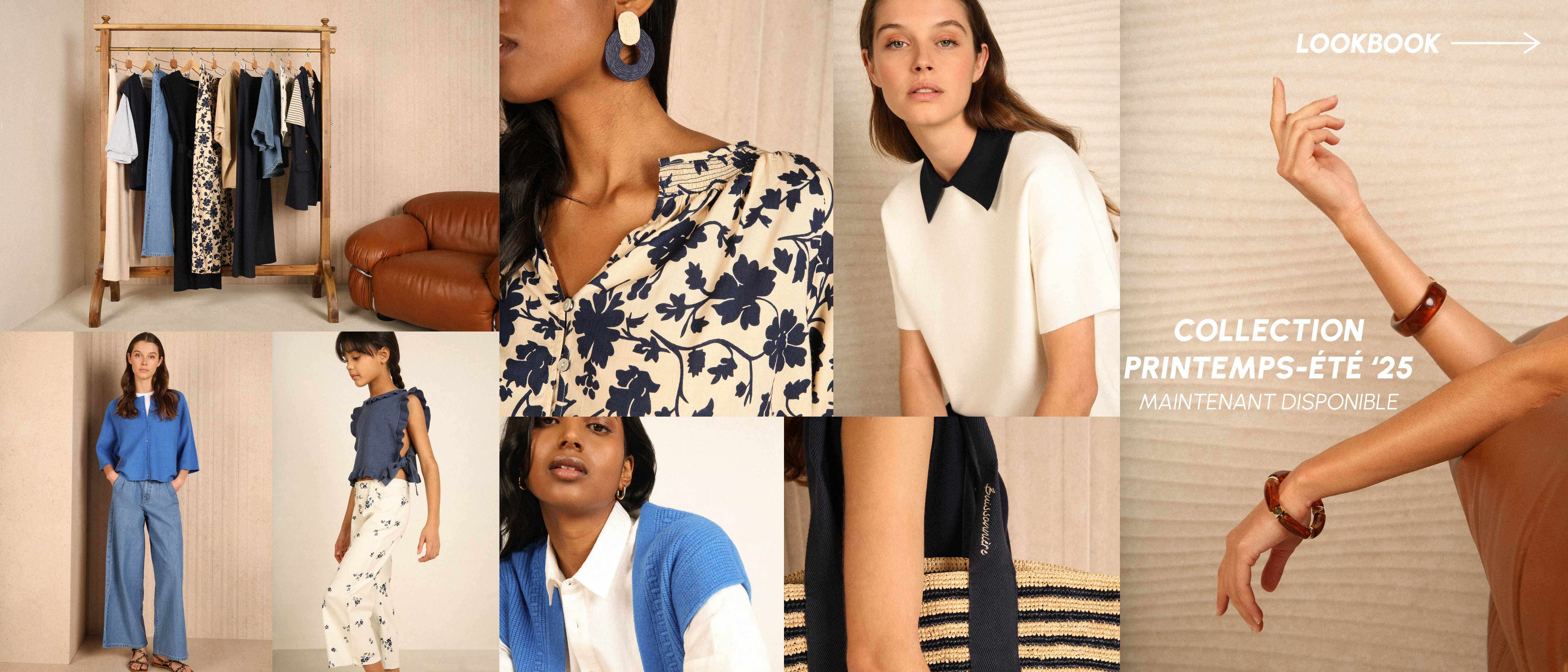  Buissonnière : Prêt-à-porter et Accessoires pour toute la famille/ Collection Automne-Hiver 24. Des vêtements de qualité à prix juste, livrés directement chez vous. Découvrez notre nouvelle collection en ligne et dans nos magasins.